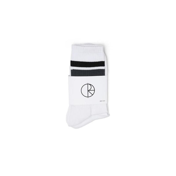 Polar Skate Co. Stripe Calzini White/Black/Grey